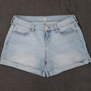 Old Navy light wash shorts